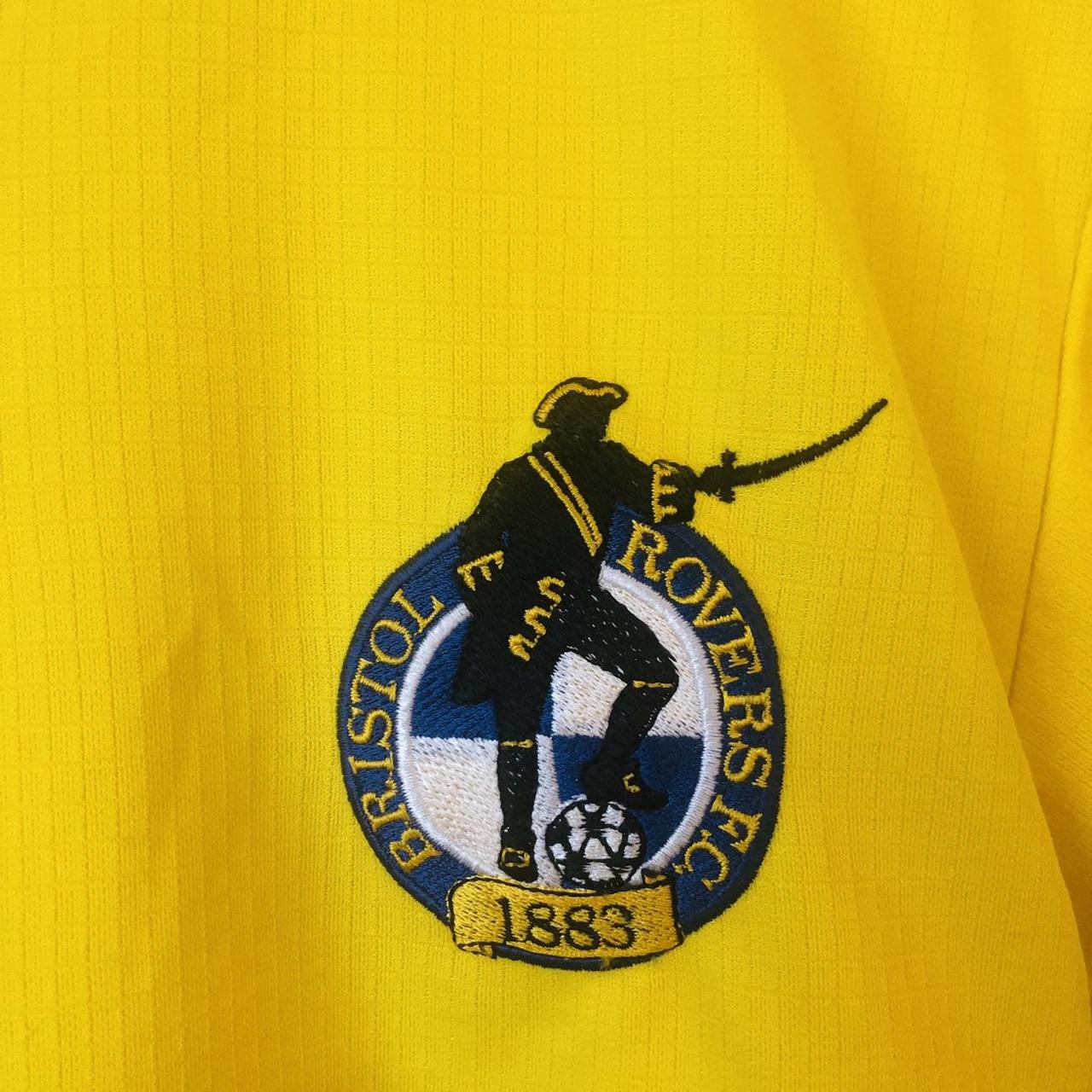 Bristol Rovers 1997/1998 Yellow Away Football Shirt (S)