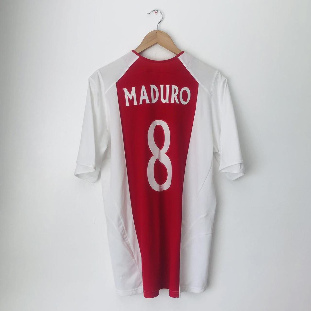 Ajax 2005/2006 Red & White Home Football Shirt (L)