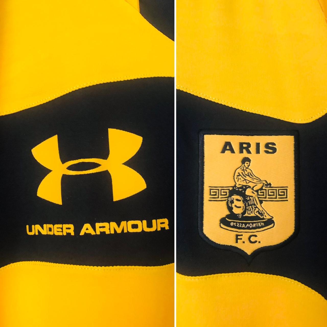 Aris Thessaloniki 2010/2011 Yellow Home Football Shirt (XXL)
