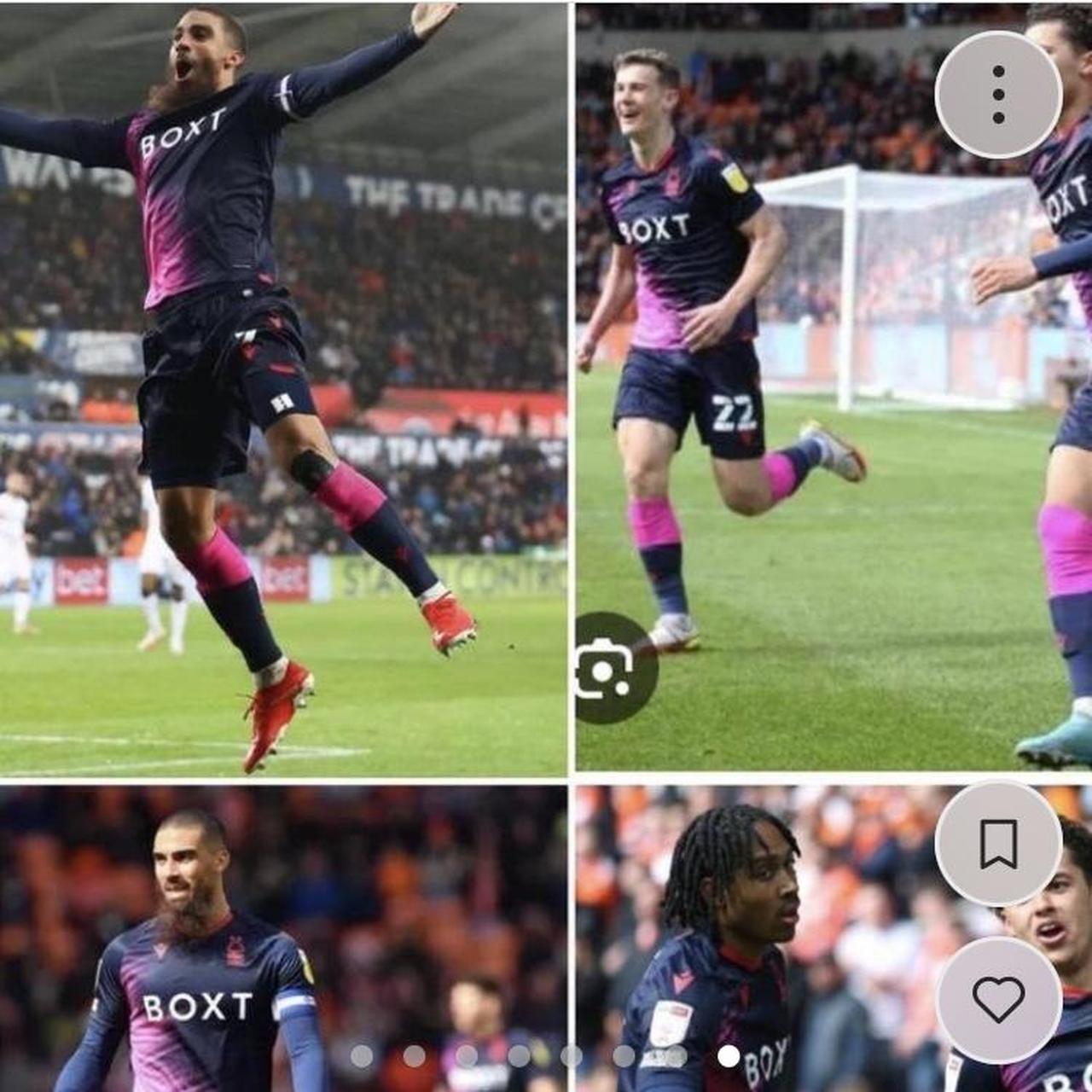 Nottingham Forest 2021/2022 Black & Pink Away Football Shirt (L)