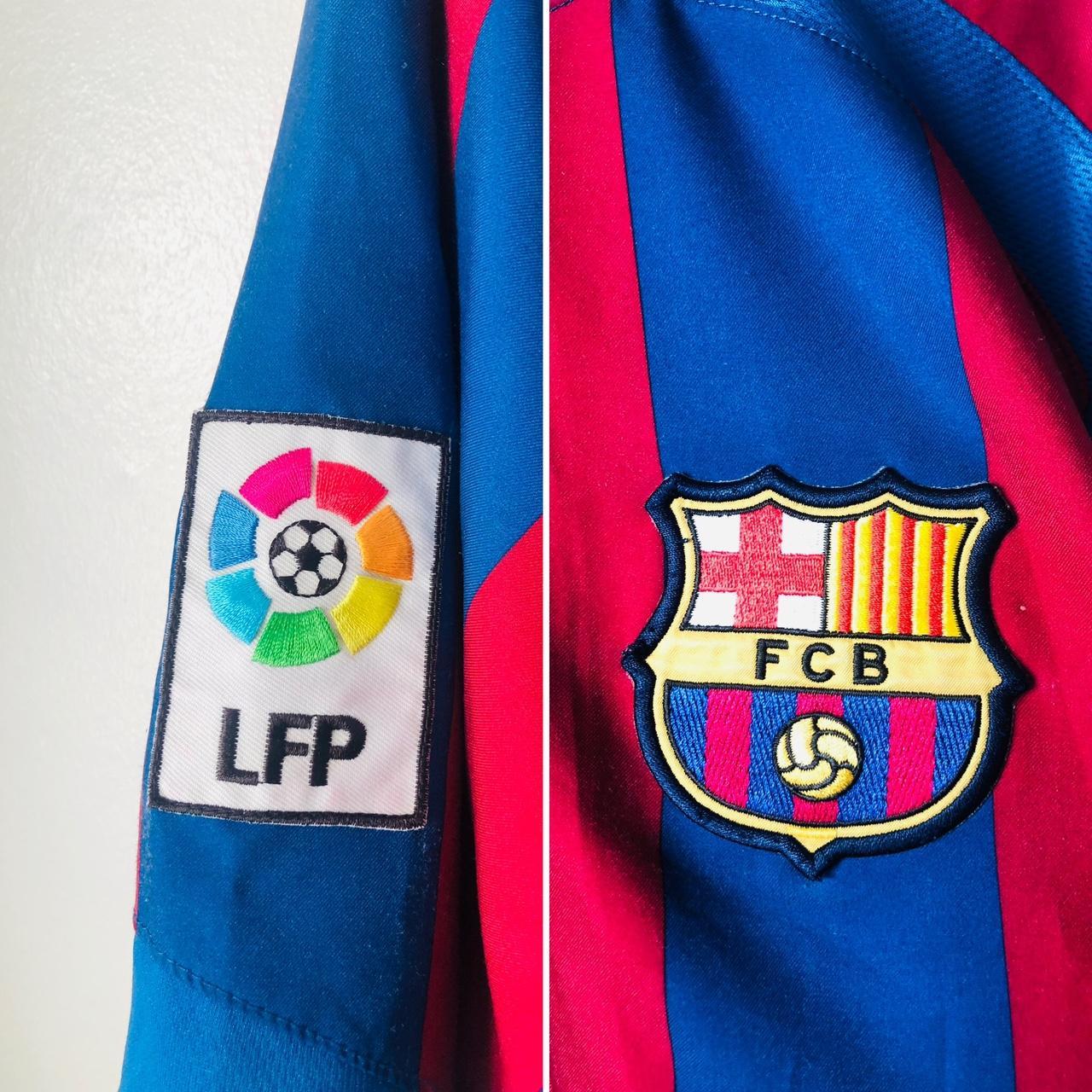 Barcelona 2005/2006 Red & Blue Football Shirt (L)