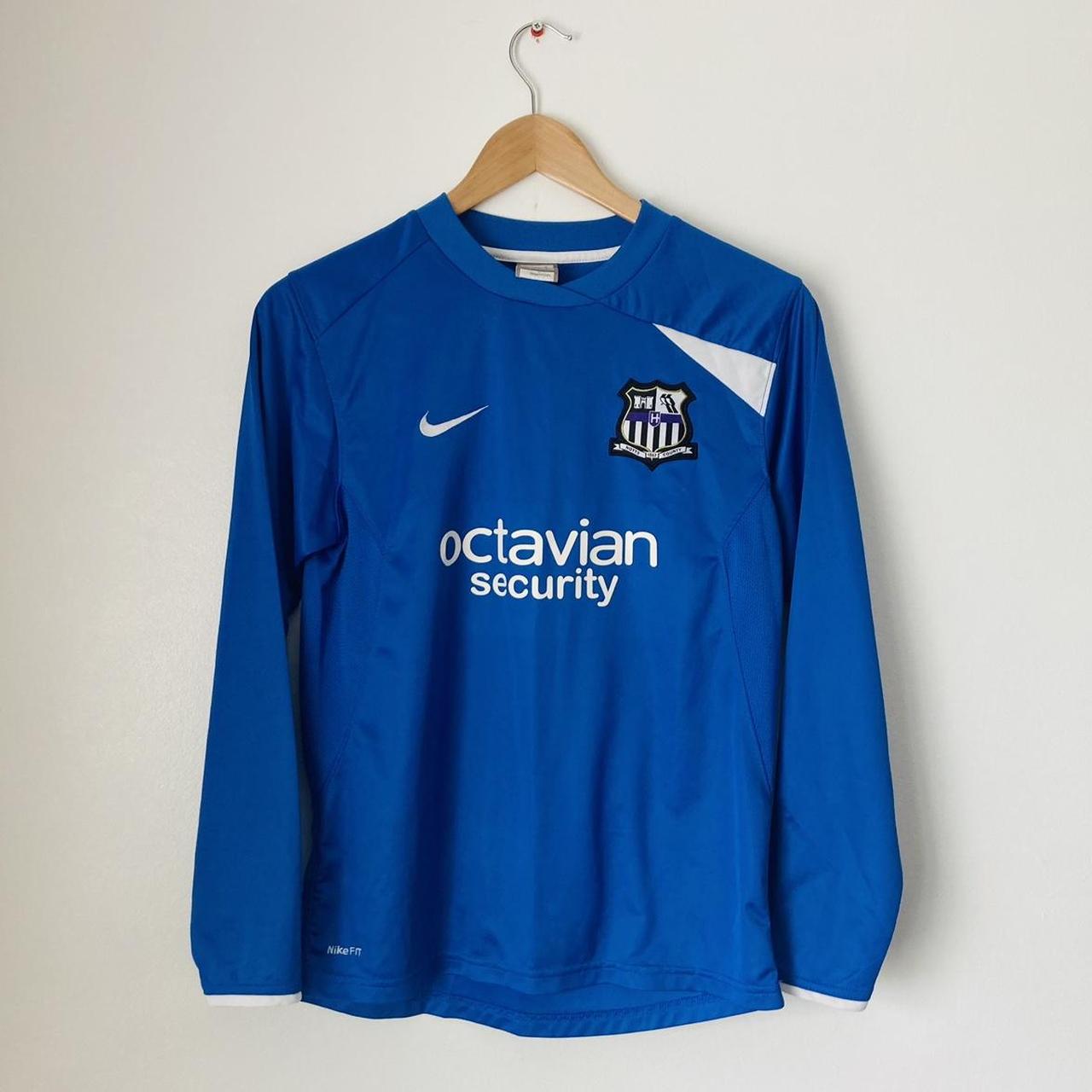 Notts County 2009/2010 Blue Away Football Shirt (YL)