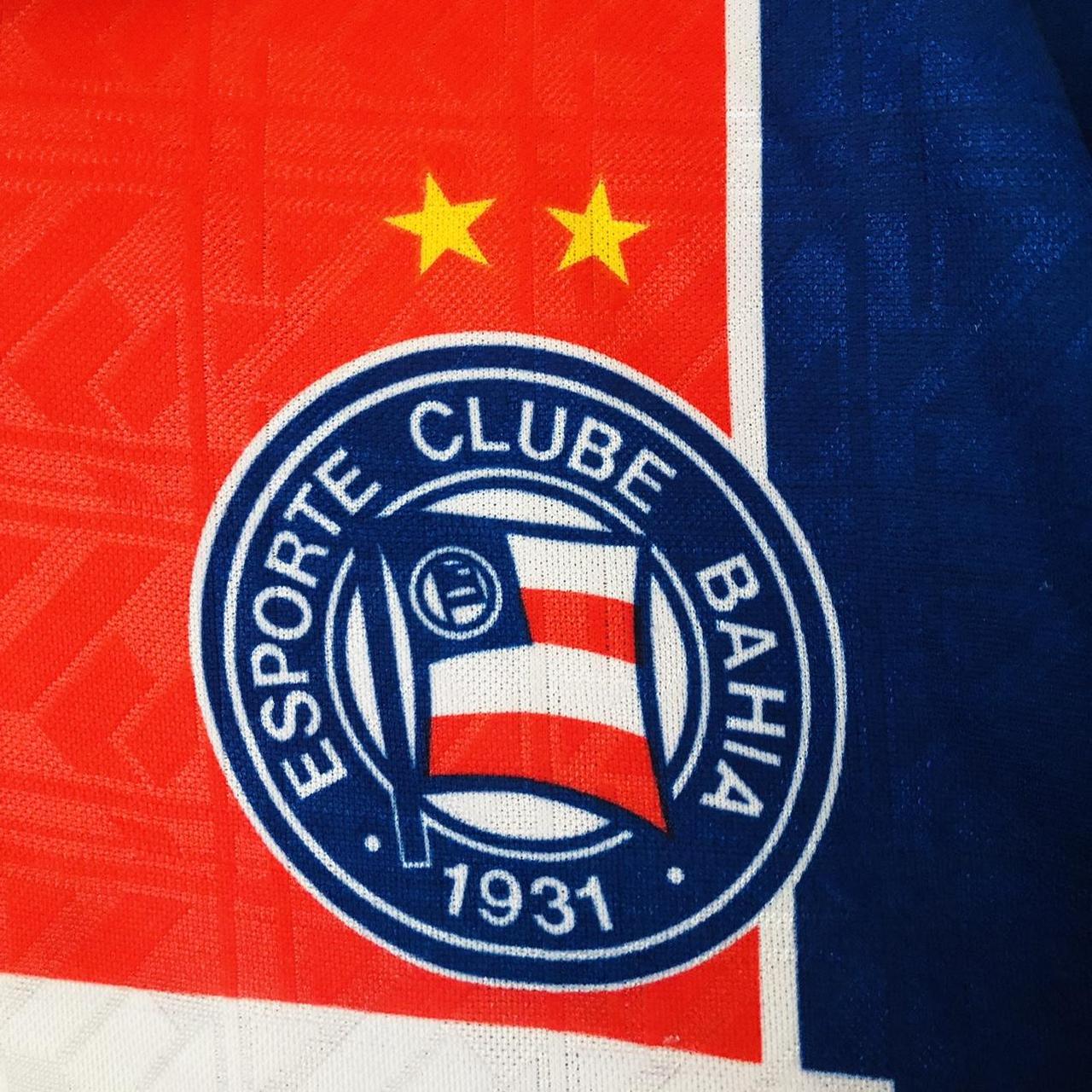 Esporte Club Bahia 1994/1995 Red & Blue Football Shirt (M)
