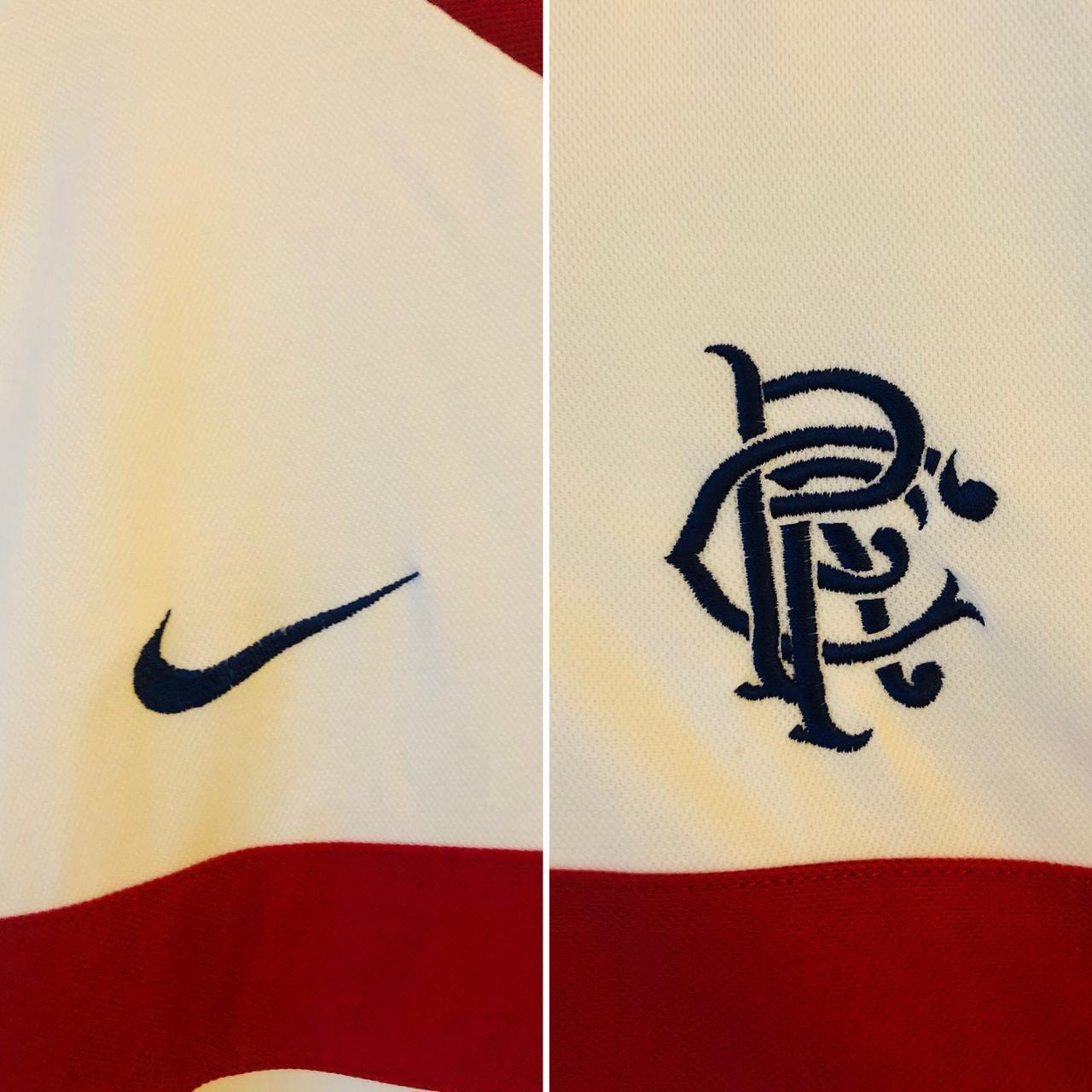 Rangers 2000/2001 White Away Football Shirt (L)