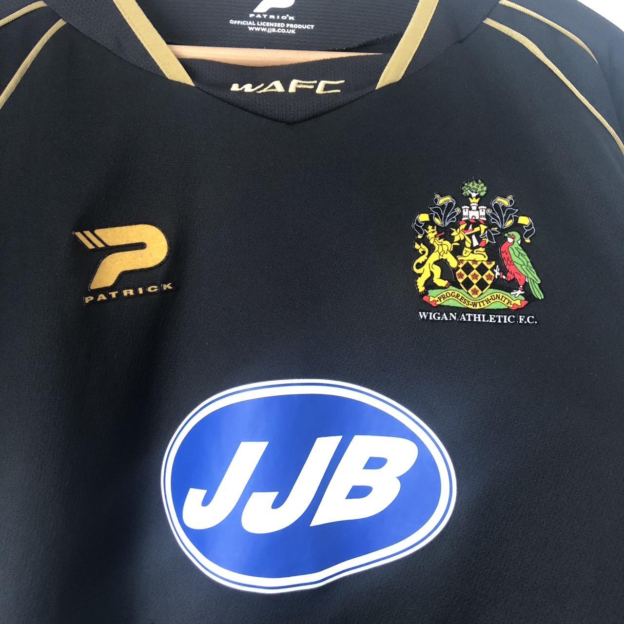 Wigan Athletic 2003/2005 Black Away Football Shirt (M)