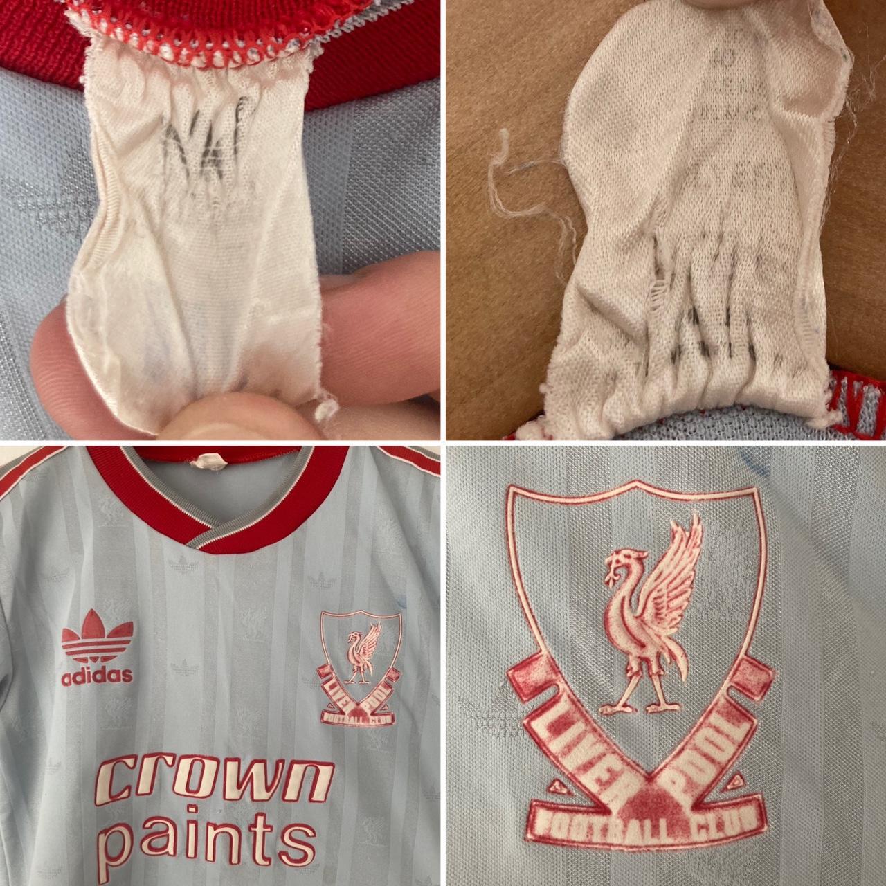 Liverpool 1987/1988 Grey Away Football Shirt (YL)