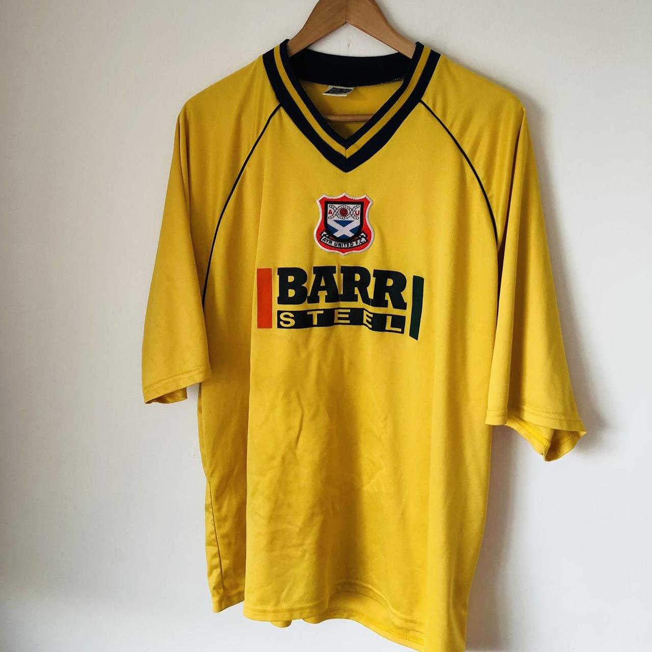 Ayr United 1998/1999 Yellow Away Football Shirt (XL)