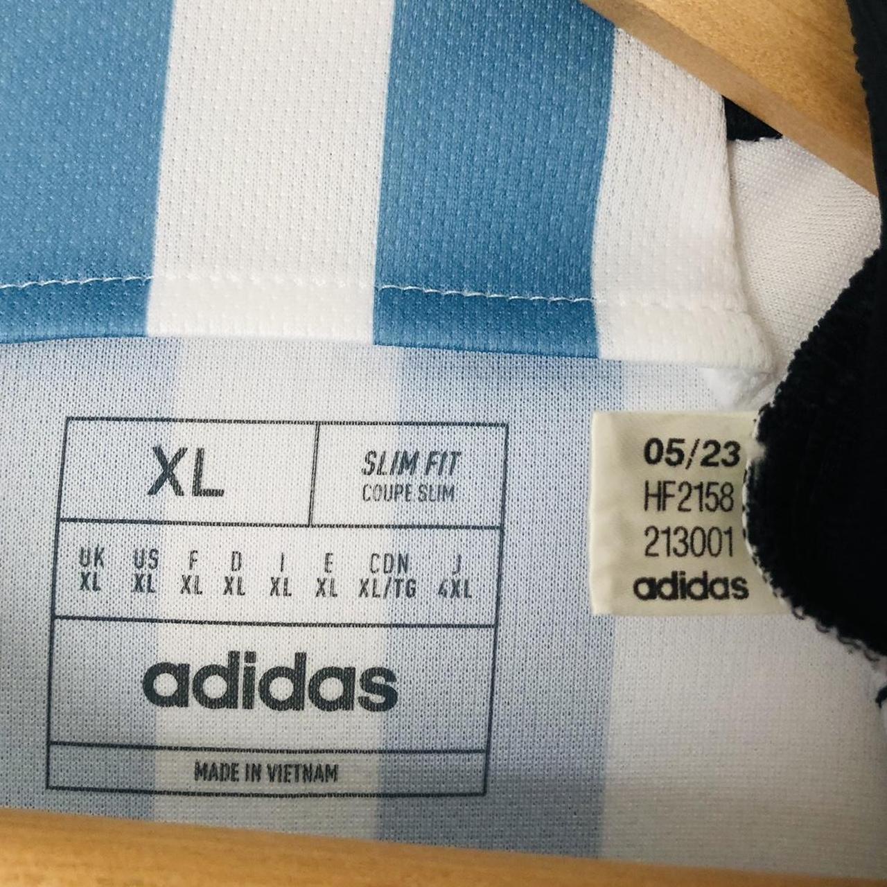 Argentina 2022 Blue & White Home Football Shirt (XL)