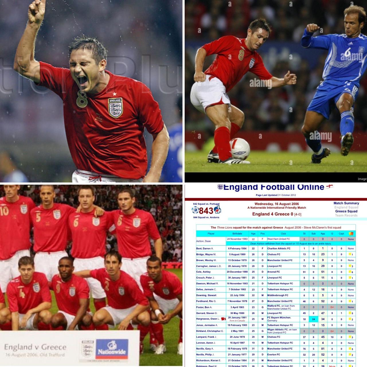 England 2006/2008 Red Away Football Shirt (L)