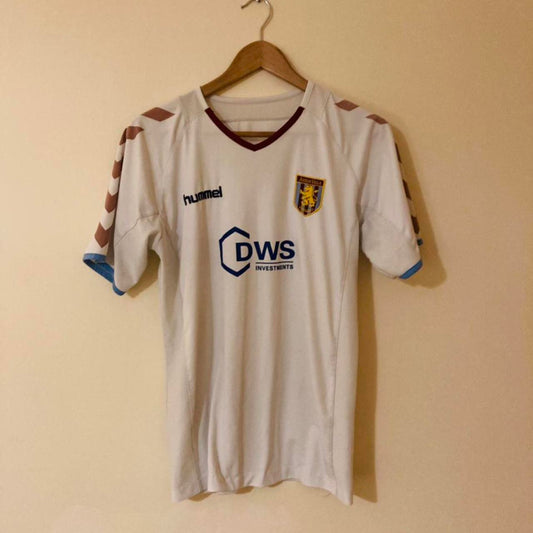 Aston Villa 2004/2005 White Away Football Shirt (S)
