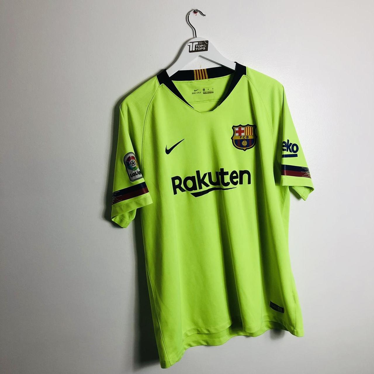 Barcelona 2018/2019 Neon Away Football Shirt (XL)
