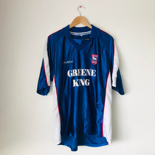 Ipswich 1999/2001 Blue Home Football Shirt (XL)