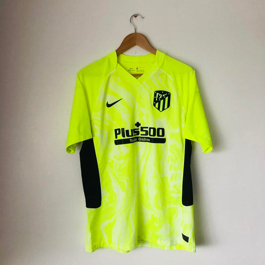 Atletico Madrid 2020/2021 Neon Third Football Shirt (L)