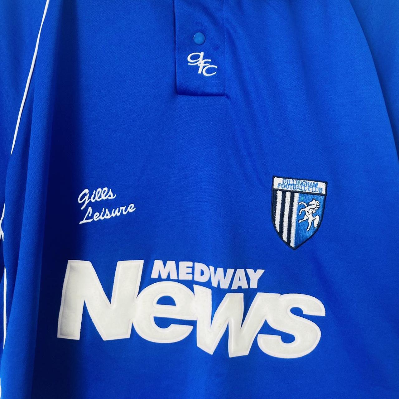 Gillingham 2002/2001 Blue Home Football Shirt (XL)