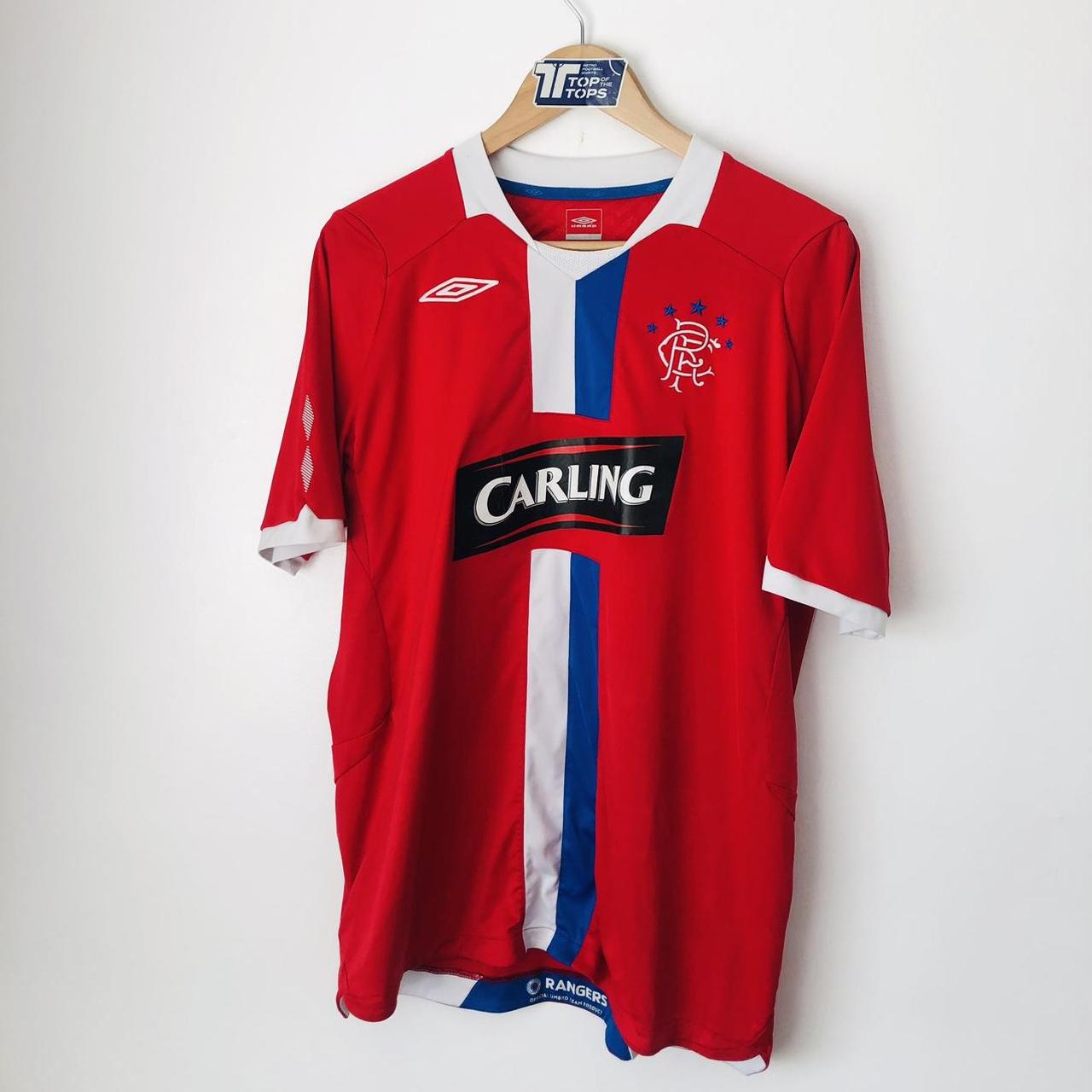 Rangers 2008/2009 Red Football Shirt (L)