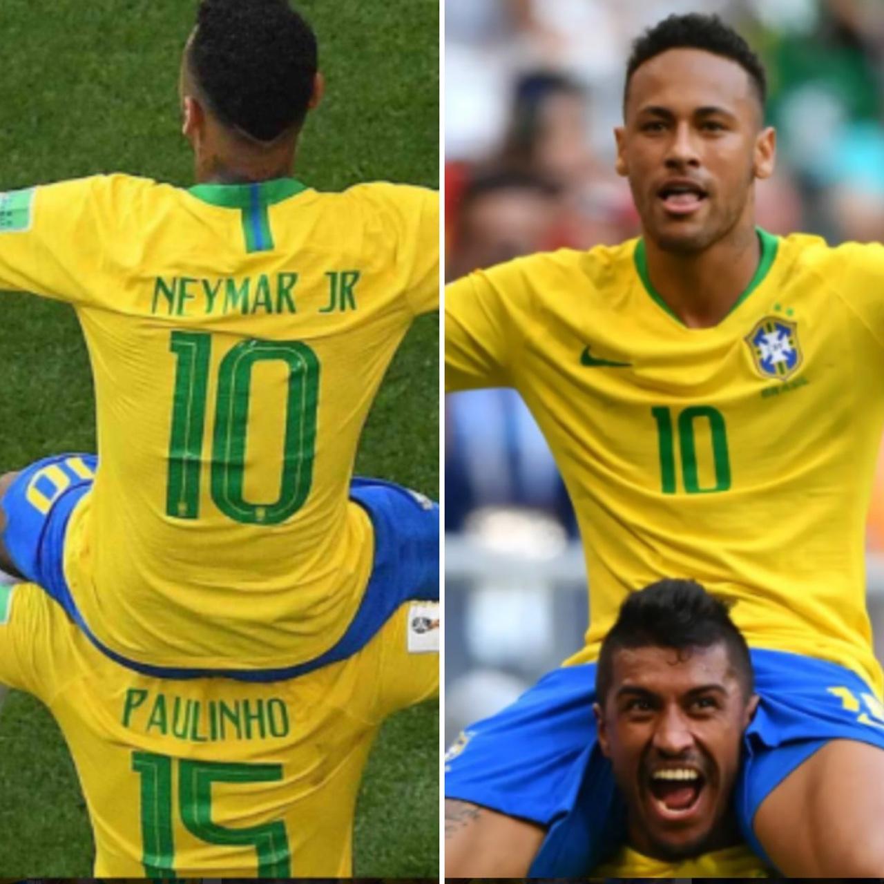 Brazil 2018 Yellow Home Football Shirt (L)