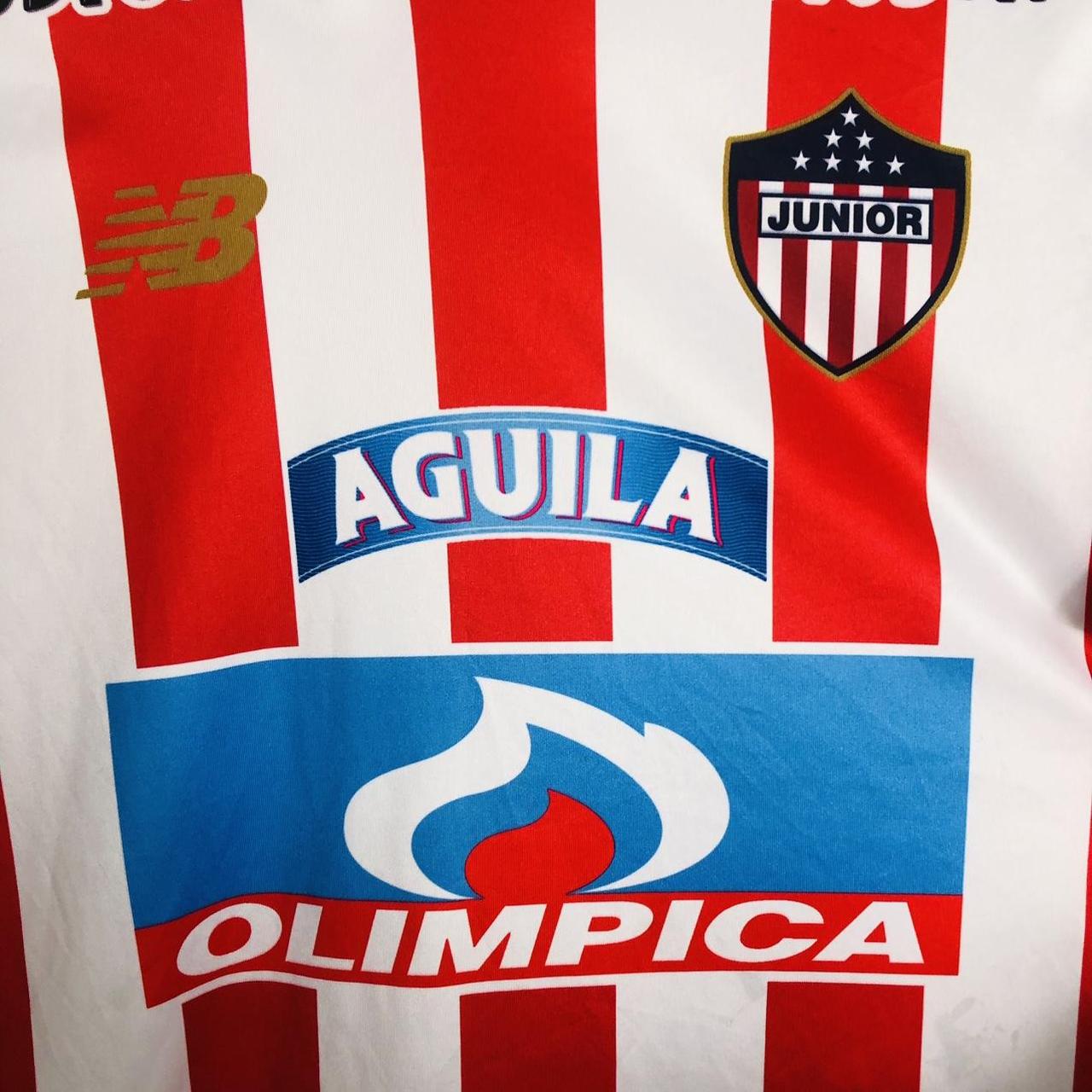Atletico Juniors 2018/2019 Red & White Home Football Shirt (S)