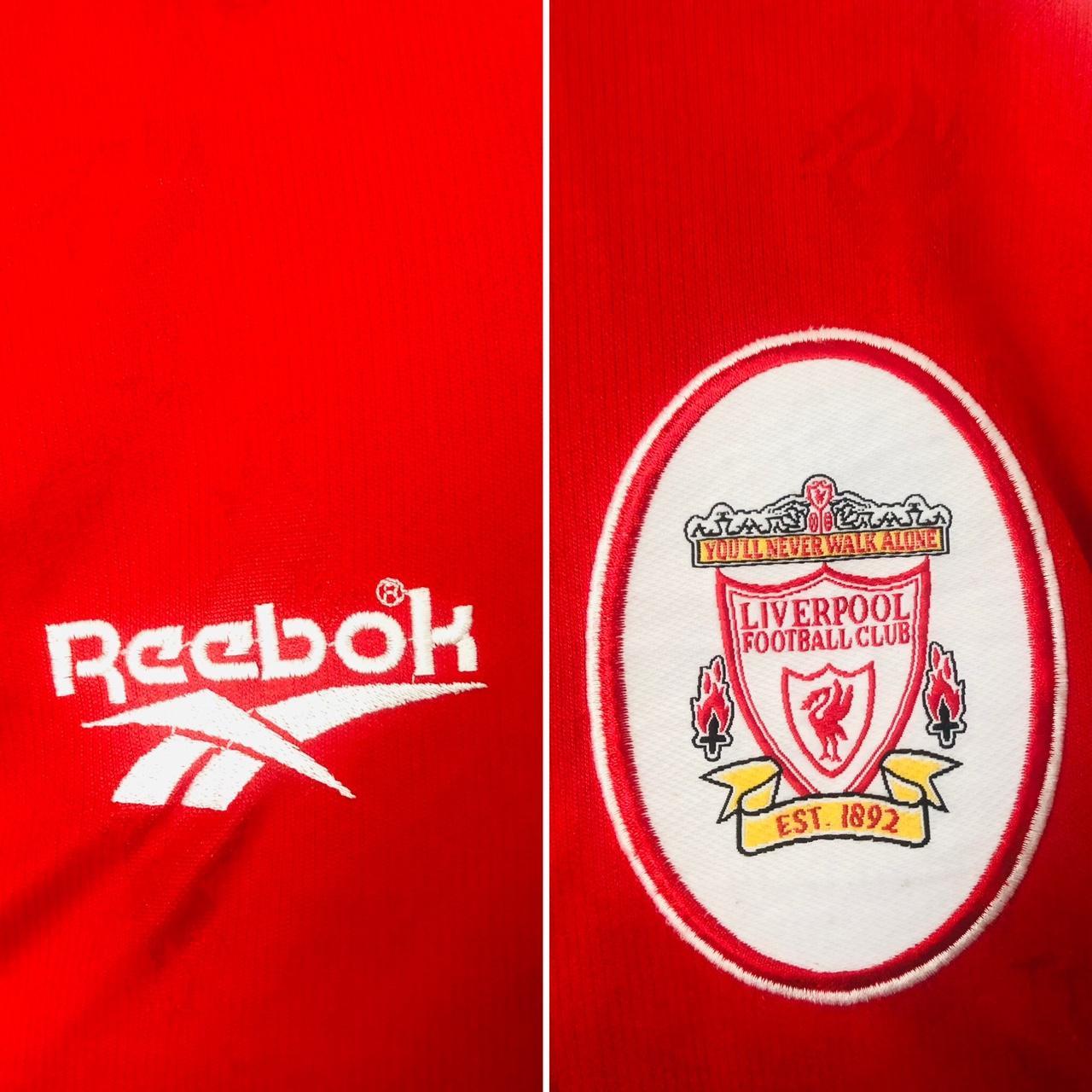 Liverpool 1996/1998 Red Home Football Shirt (XXL)