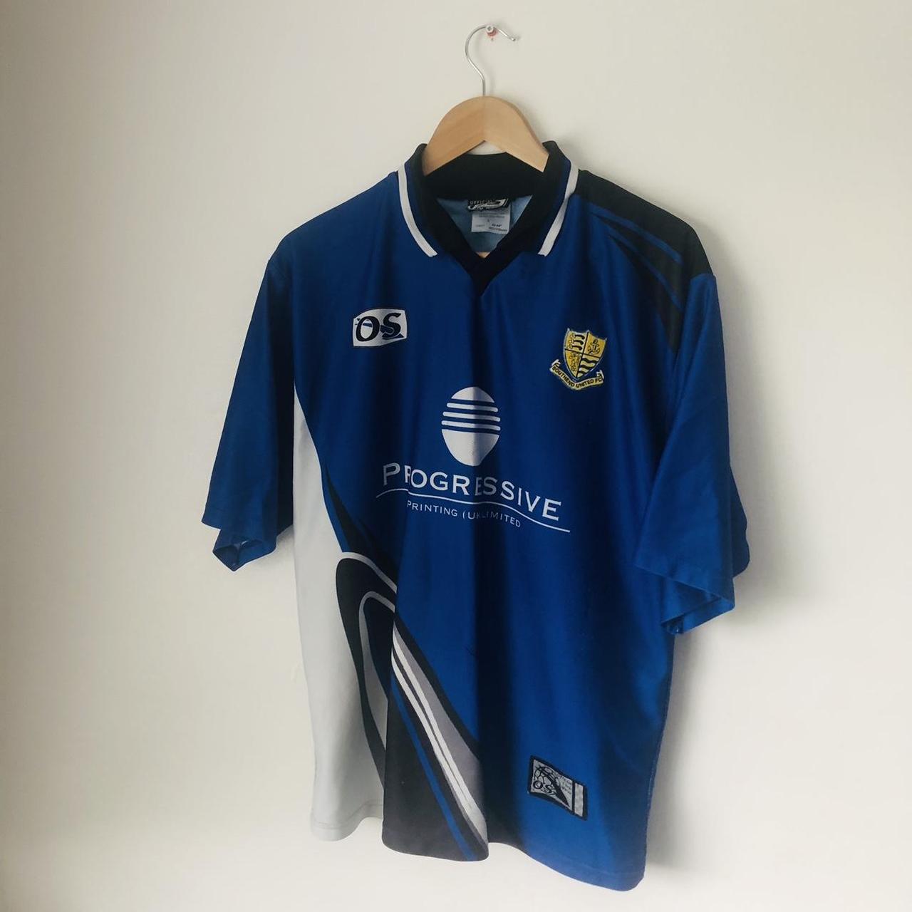 Southend United 1998/1999 Blue Home Football Shirt (L)
