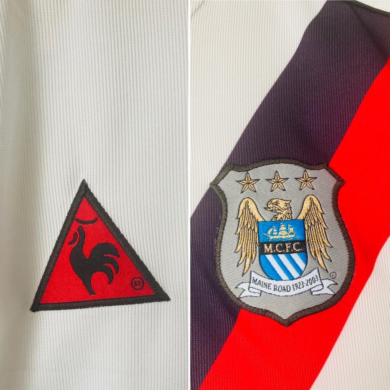 Manchester City 2002/2003 White Away Football Shirt (XL)