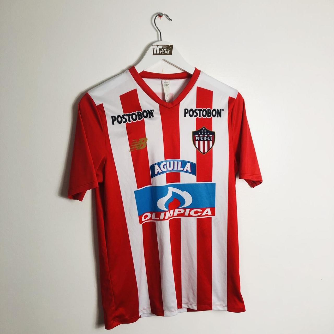 Atletico Juniors 2018/2019 Red & White Home Football Shirt (S)