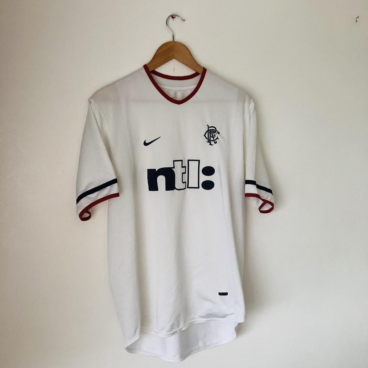 Rangers 2001 White Away Football Shirt (L)