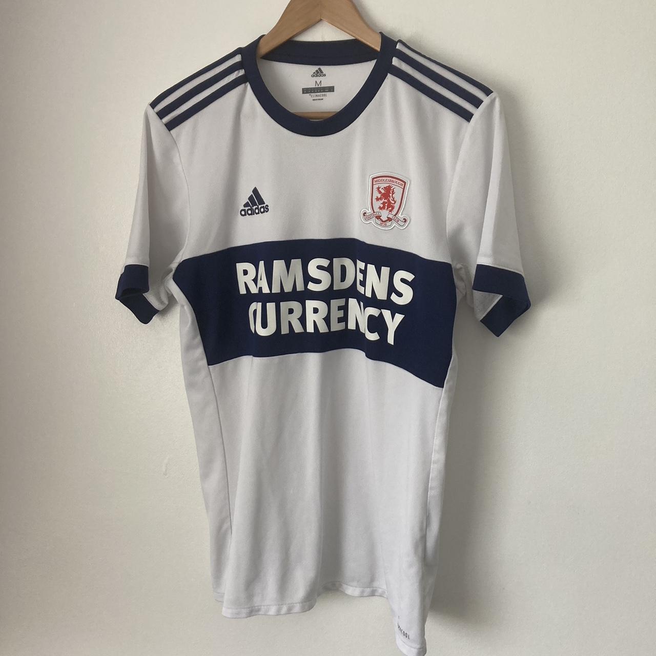 Middlesbrough 2017/2018 White Away Football Shirt (M)