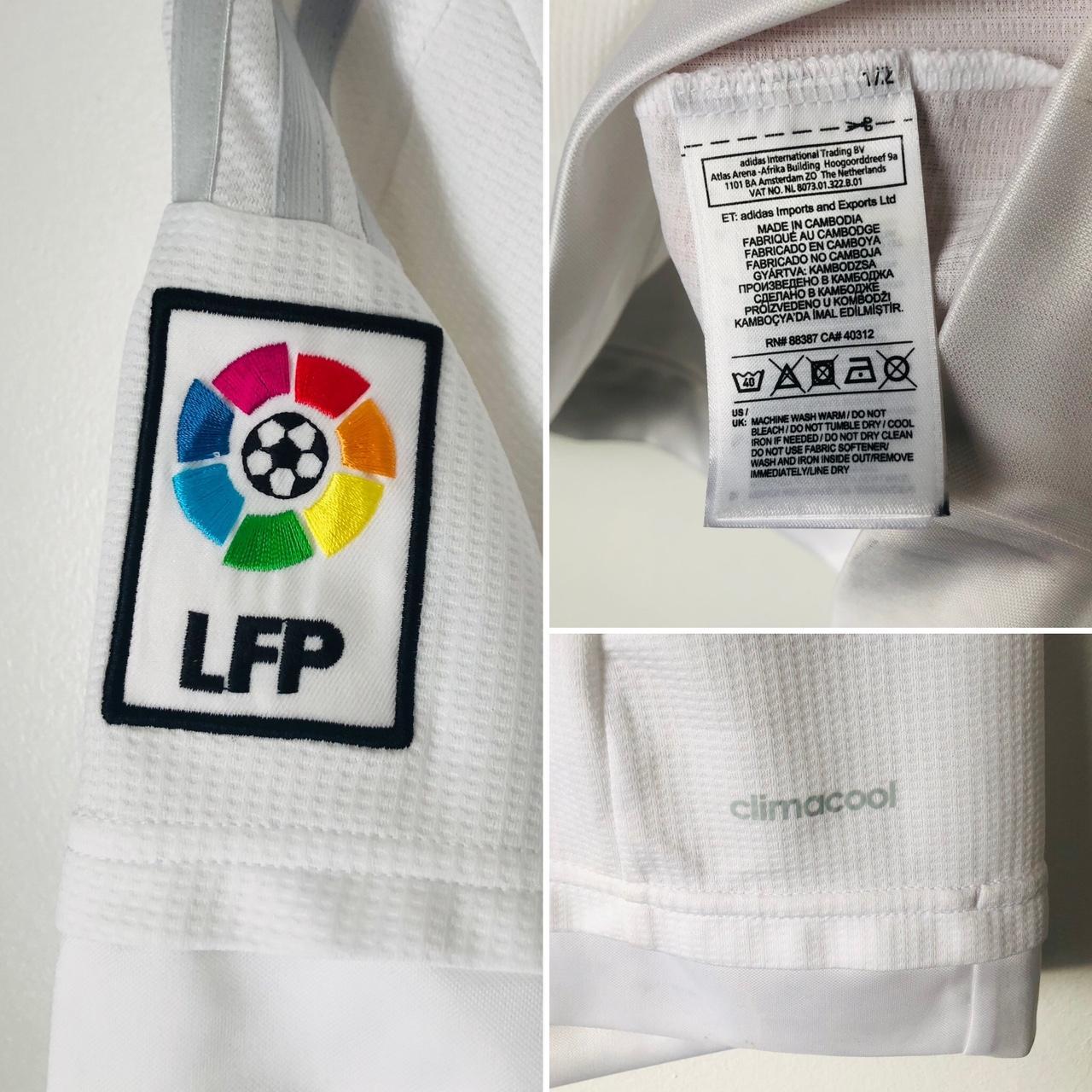 Real Madrid 2015/2016 White Home Football Shirt (M)