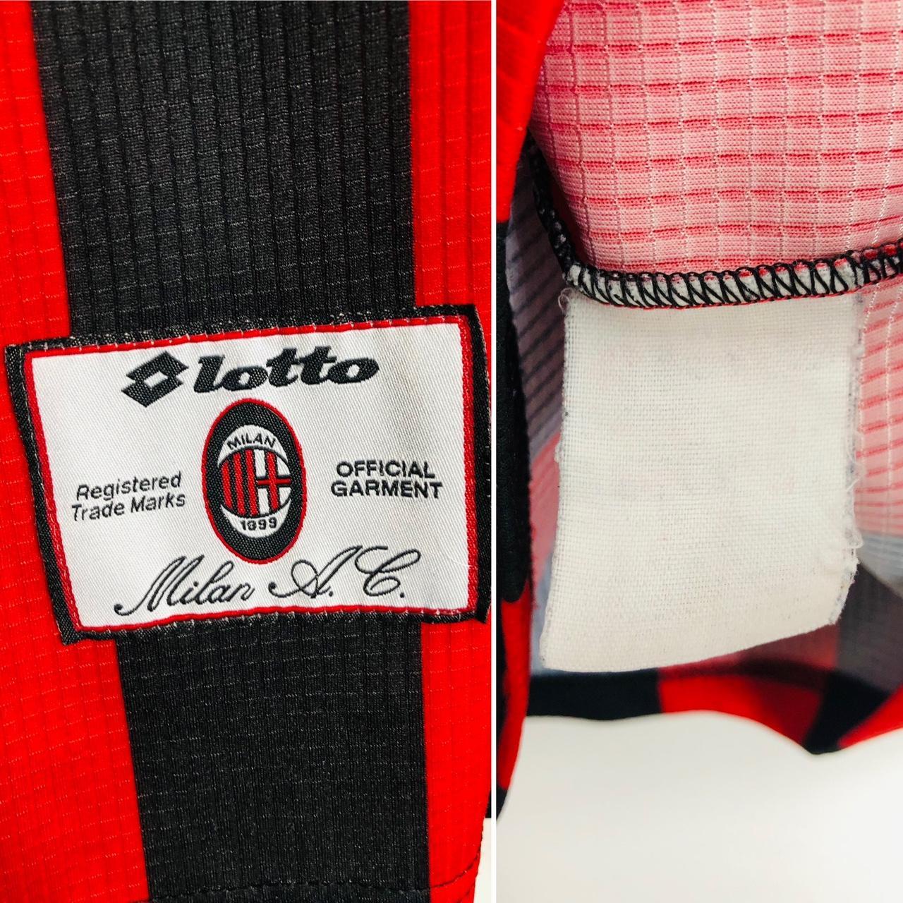 AC Milan 1997/1998 Red & Black Home Football Shirt (L)