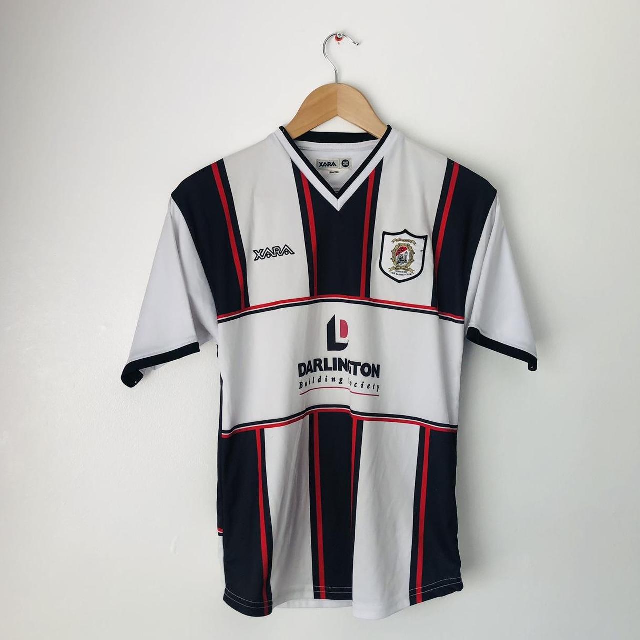 Darlington 2003/2004 White & Black Home Football Shirt (YXL)