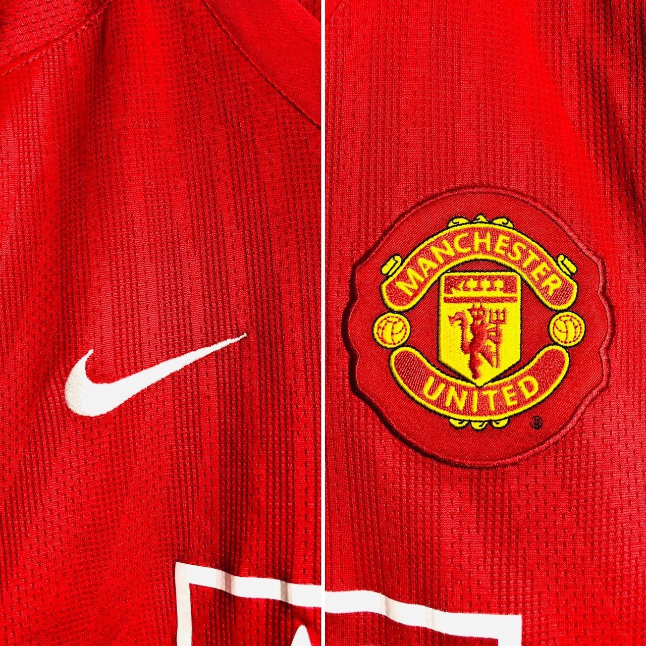 Manchester United 2008/2009 Red Home Football Shirt (M)