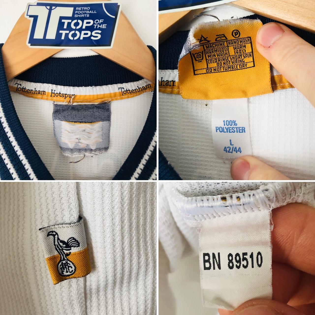 Tottenham Hotspur 1997/1998 White Home Football Shirt (L)