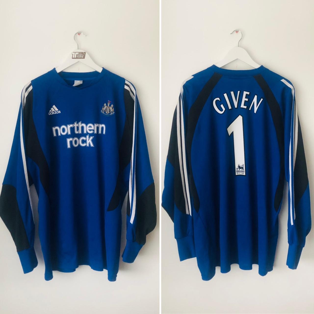 Newcastle United 2003/2004 Blue Goalkeeper Football Shirt (XXL)