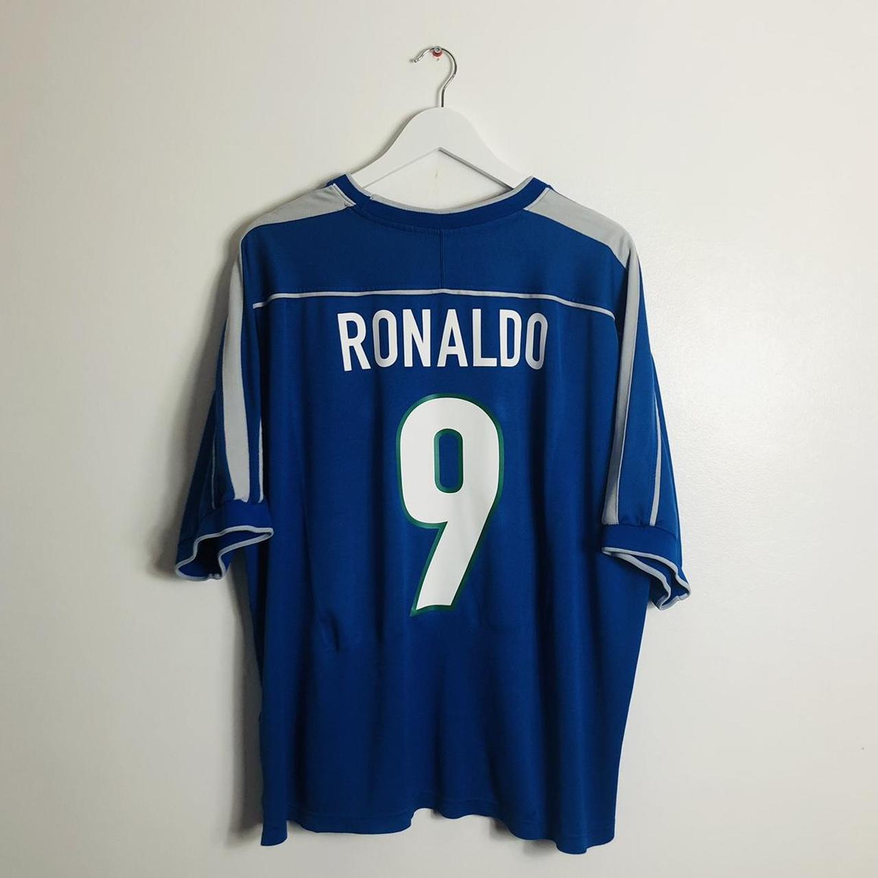 Brazil 1998 Blue Away Football Shirt (XXL)