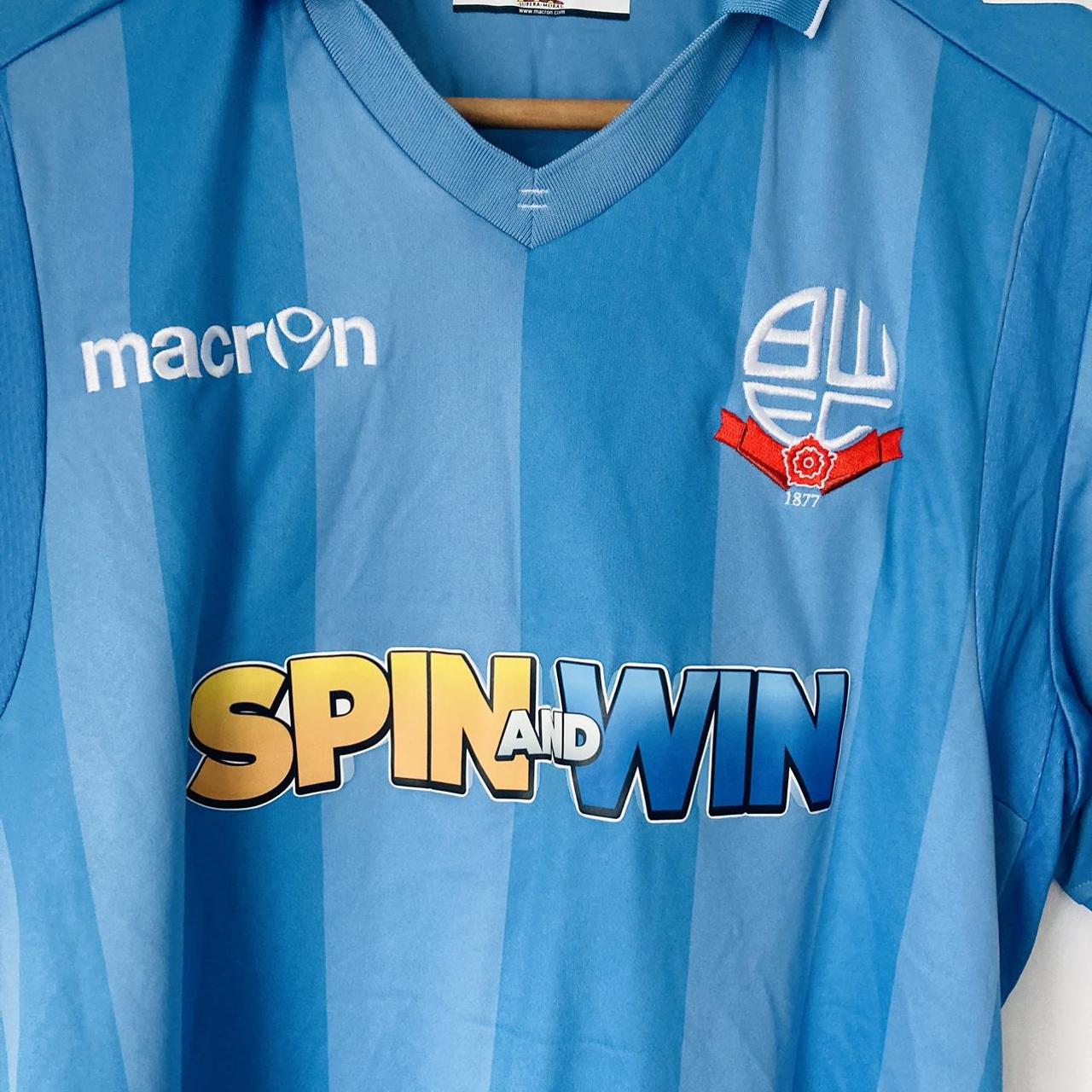 Bolton Wanderers 2016/2017 Blue Away Football Shirt (L)