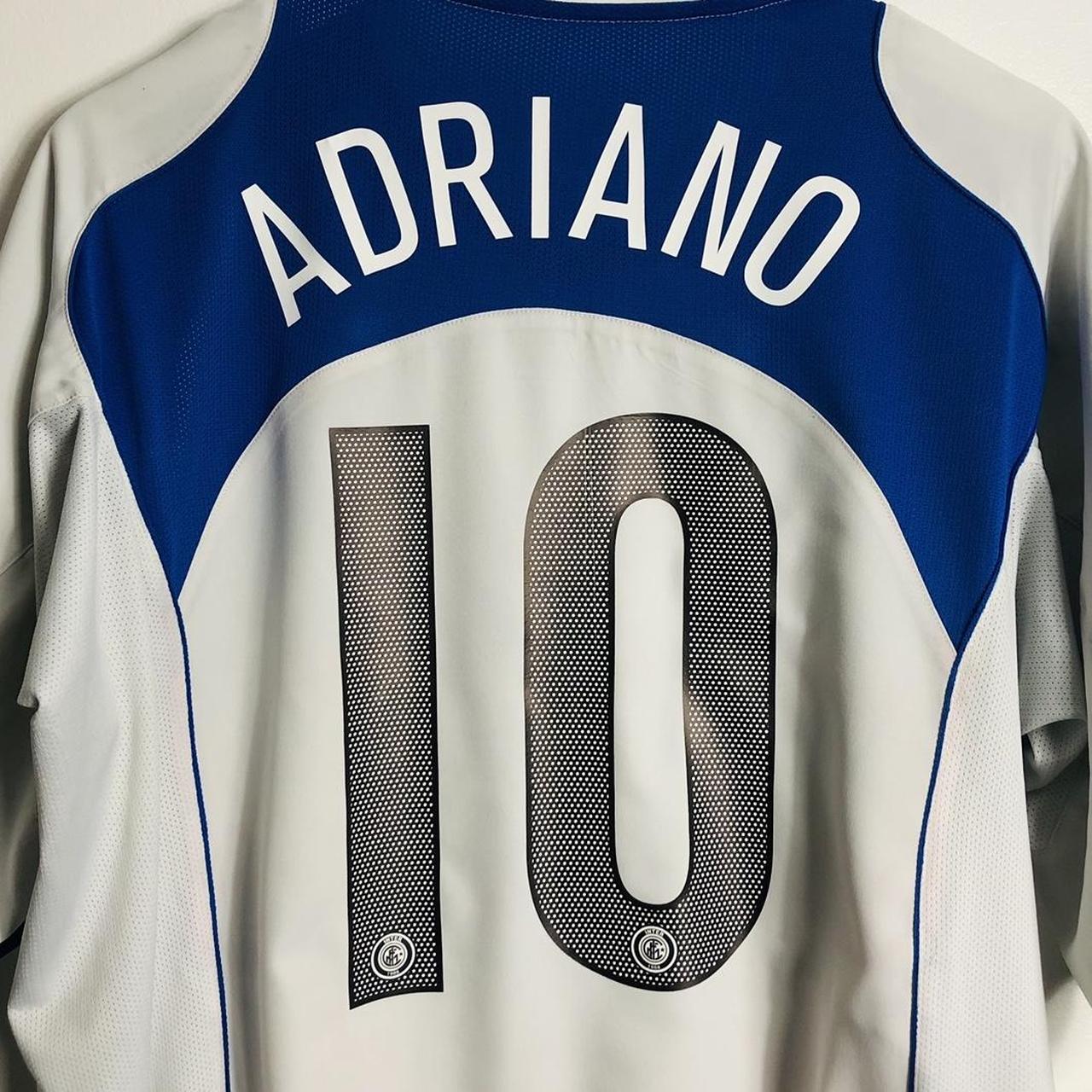 Inter Milan 2004/2005 White Away Football Shirt (XL)