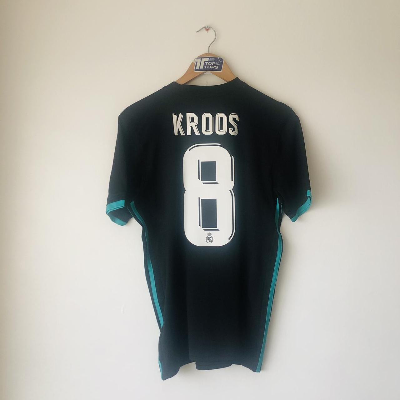 Real Madrid 2017/18 Black Football Shirt (M)