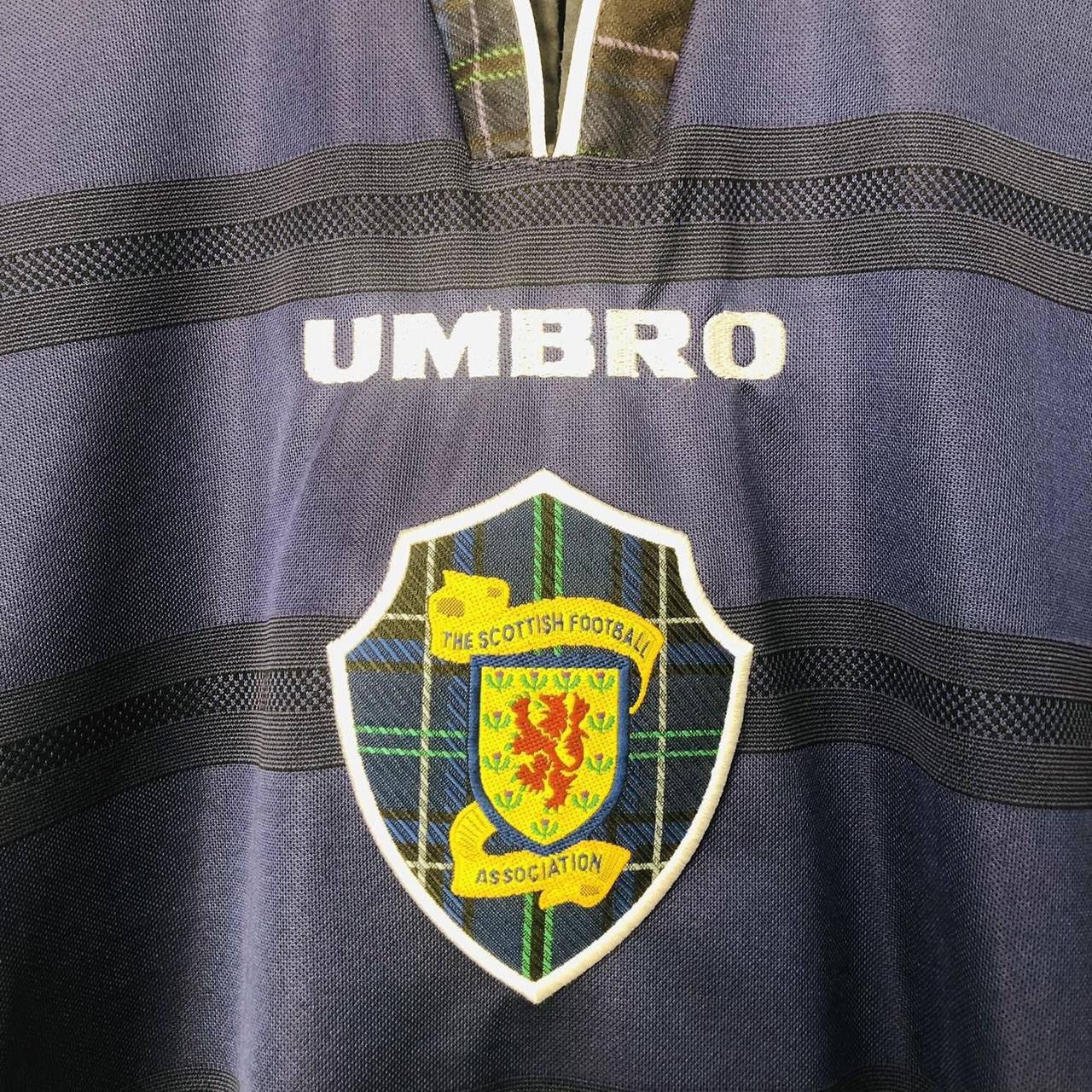 Scotland 1998 Blue Tartan Home Football Shirt (L)