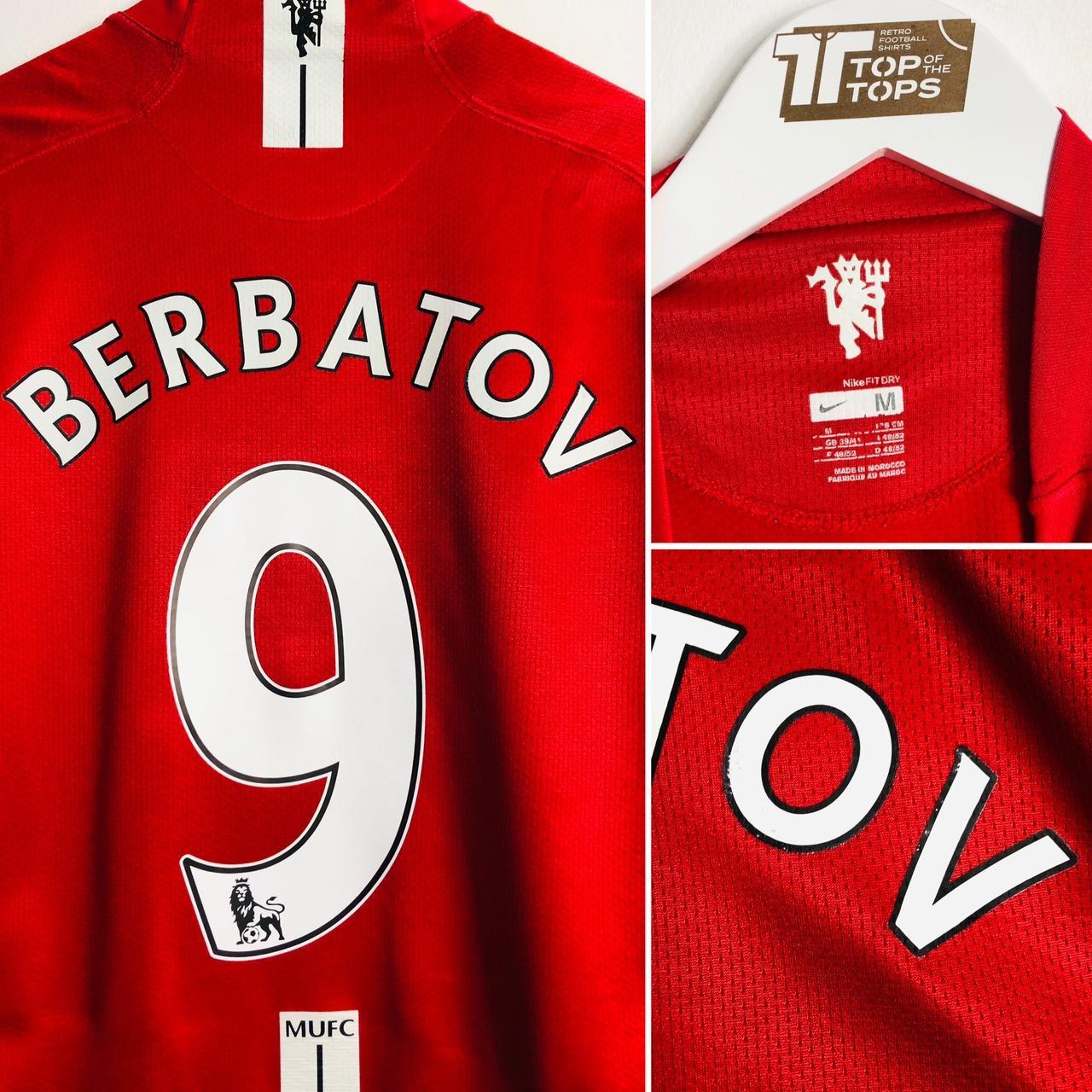 Manchester United 2008/2009 Red Home Football Shirt (M)