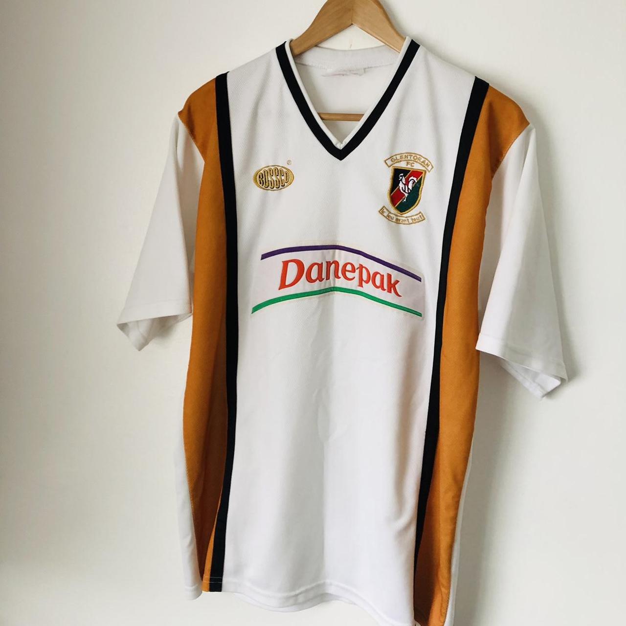 Glentoran 2002/2003 White Away Football Shirt (L)