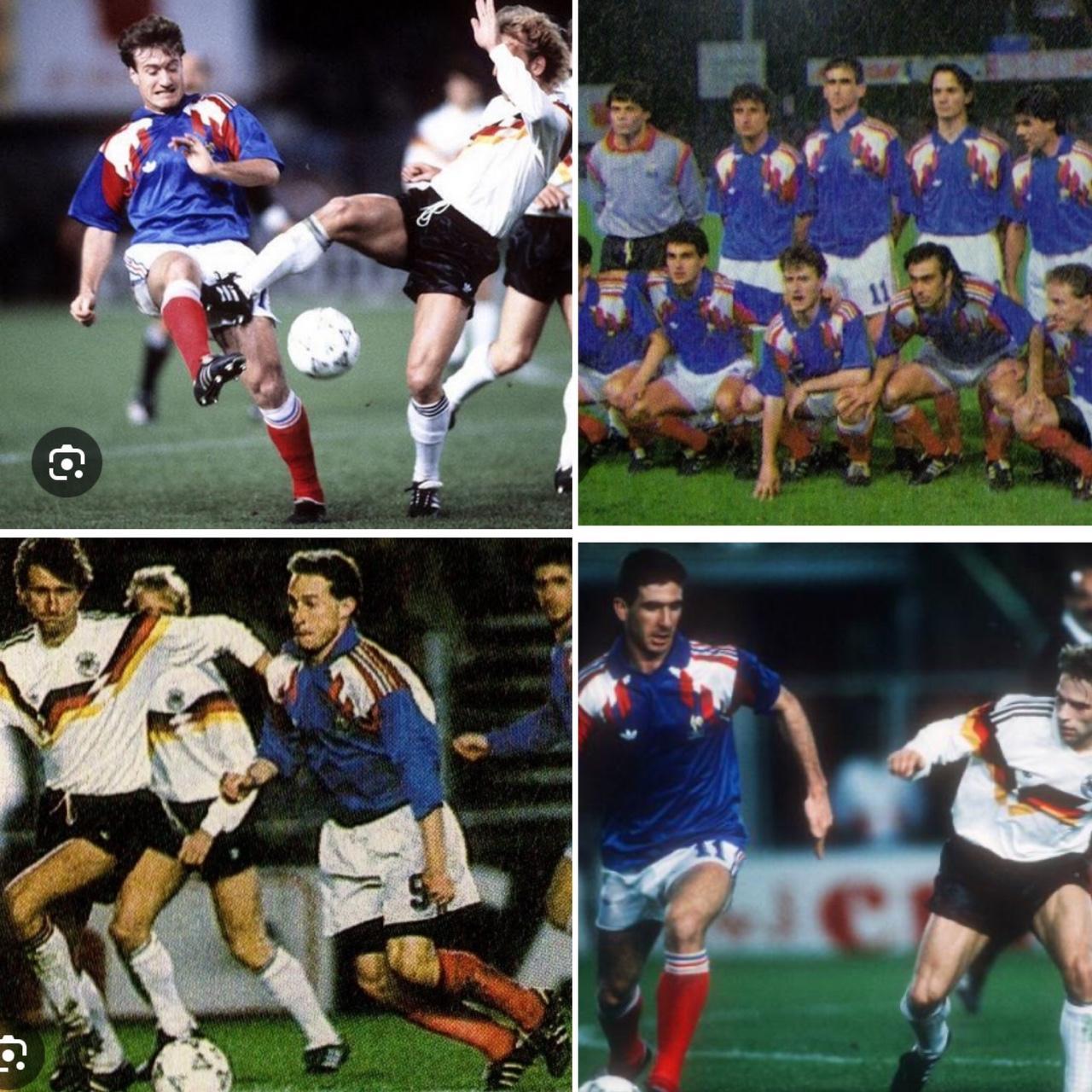 France 1990/1992 Blue Home Football Shirt (M)