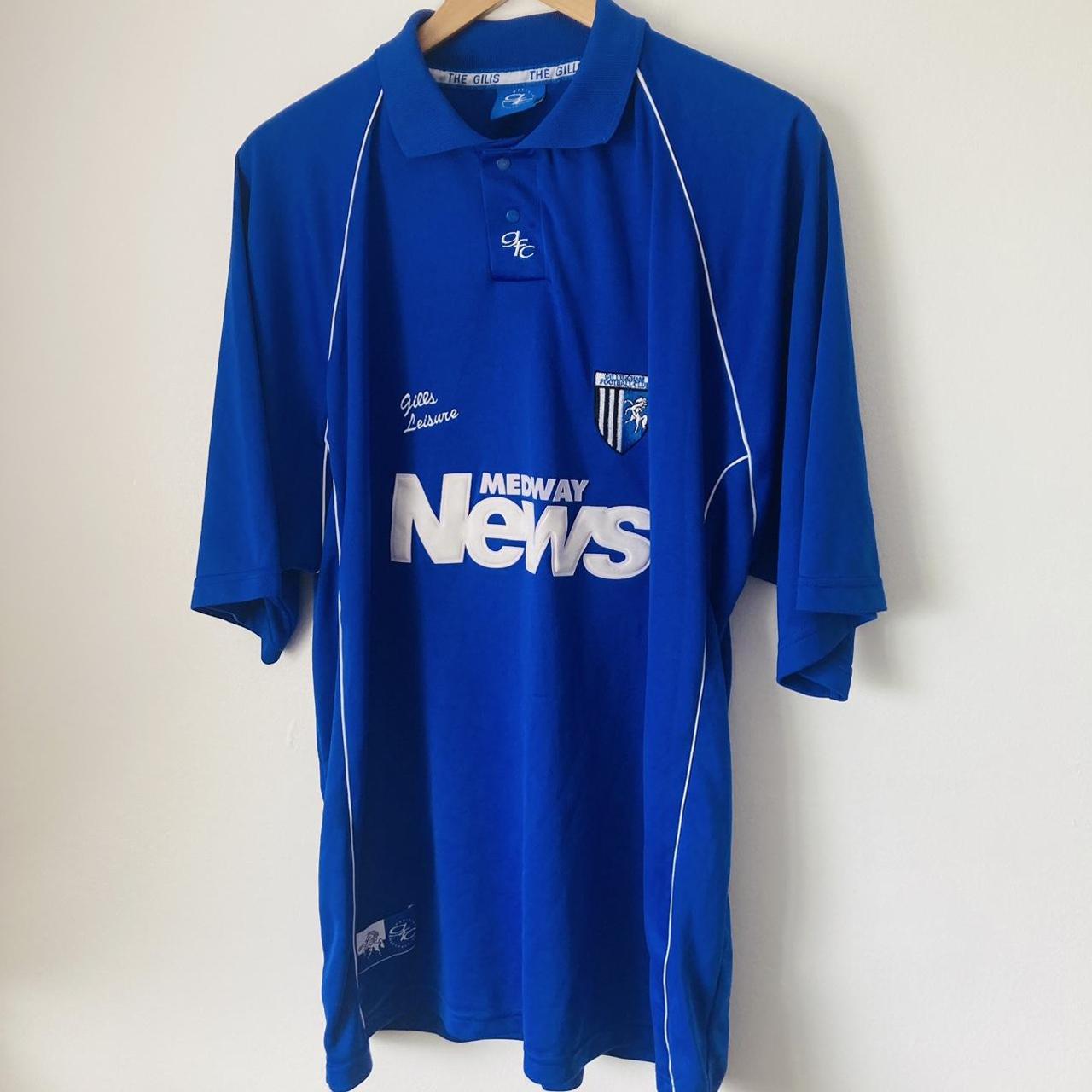 Gillingham 2002/2001 Blue Home Football Shirt (XL)