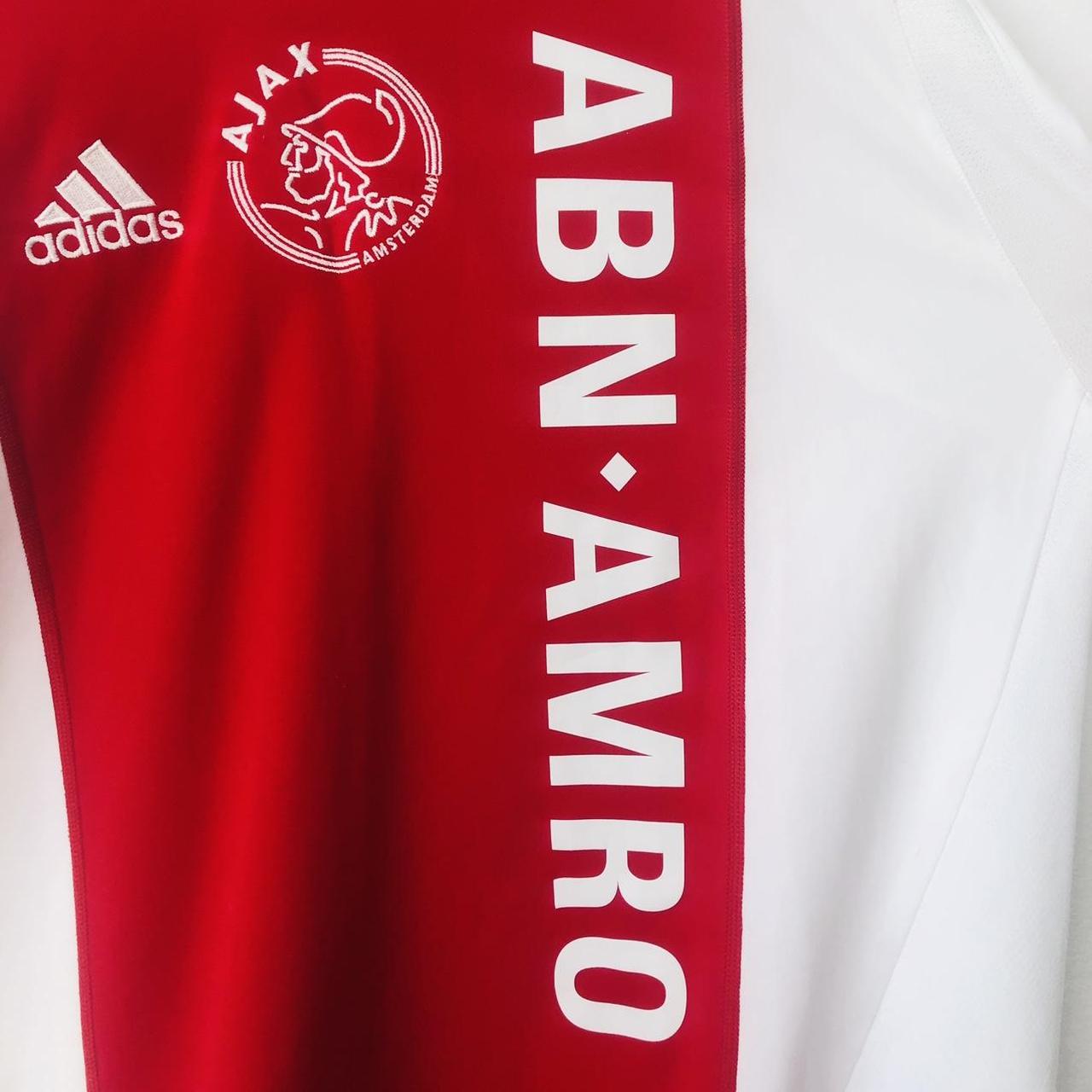 Ajax 2005/2006 Red & White Home Football Shirt (L)