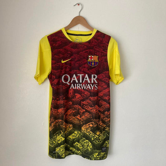 Barcelona 2013/2014 Multicolor Training Football Shirt (S)