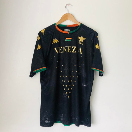Venezia 2021/2022 Black & Gold Home Football Shirt (XL)