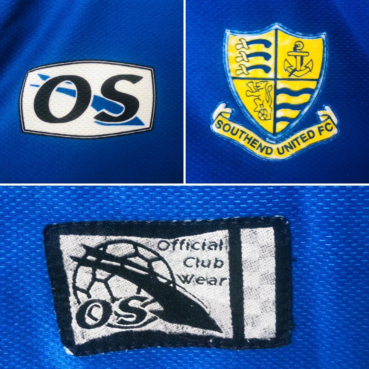 Southend United 1998/1999 Blue Home Football Shirt (L)