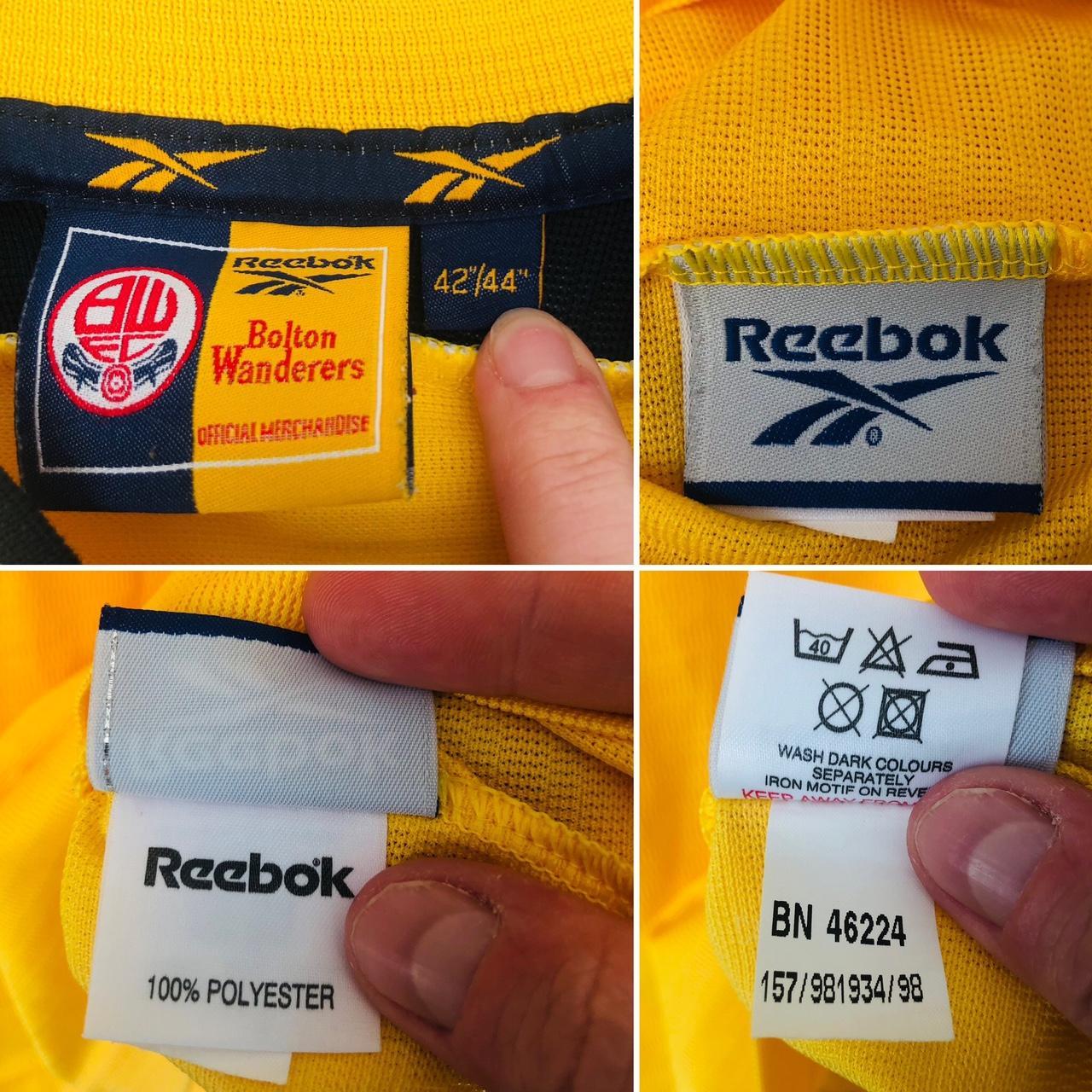 Bolton Wanderers 1998/2000 Yellow Away Football Shirt (L)