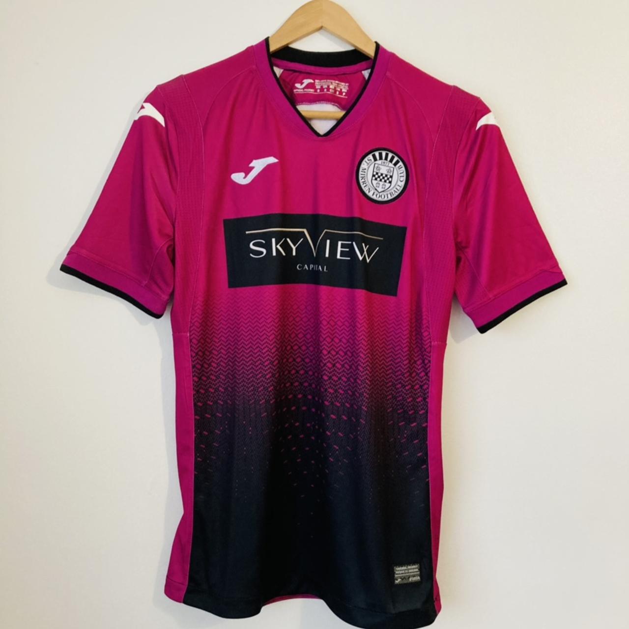 St Mirren 2018/2019 Pink Away Football Shirt (S)