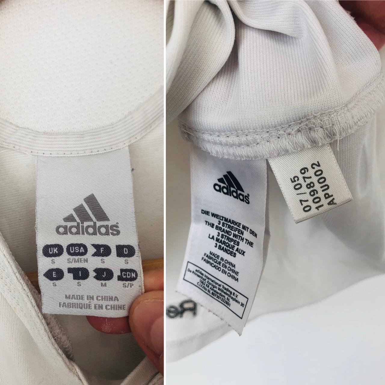 Real Madrid 2005/2006 White Home Football Shirt (S)