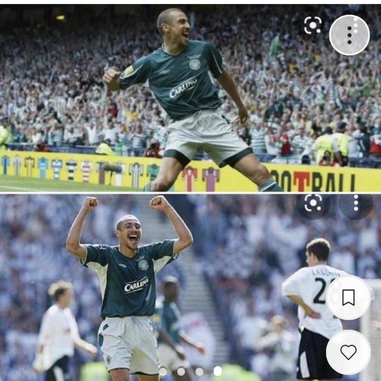 Celtic 2004/2005 Teal Away Football Shirt (XXL)